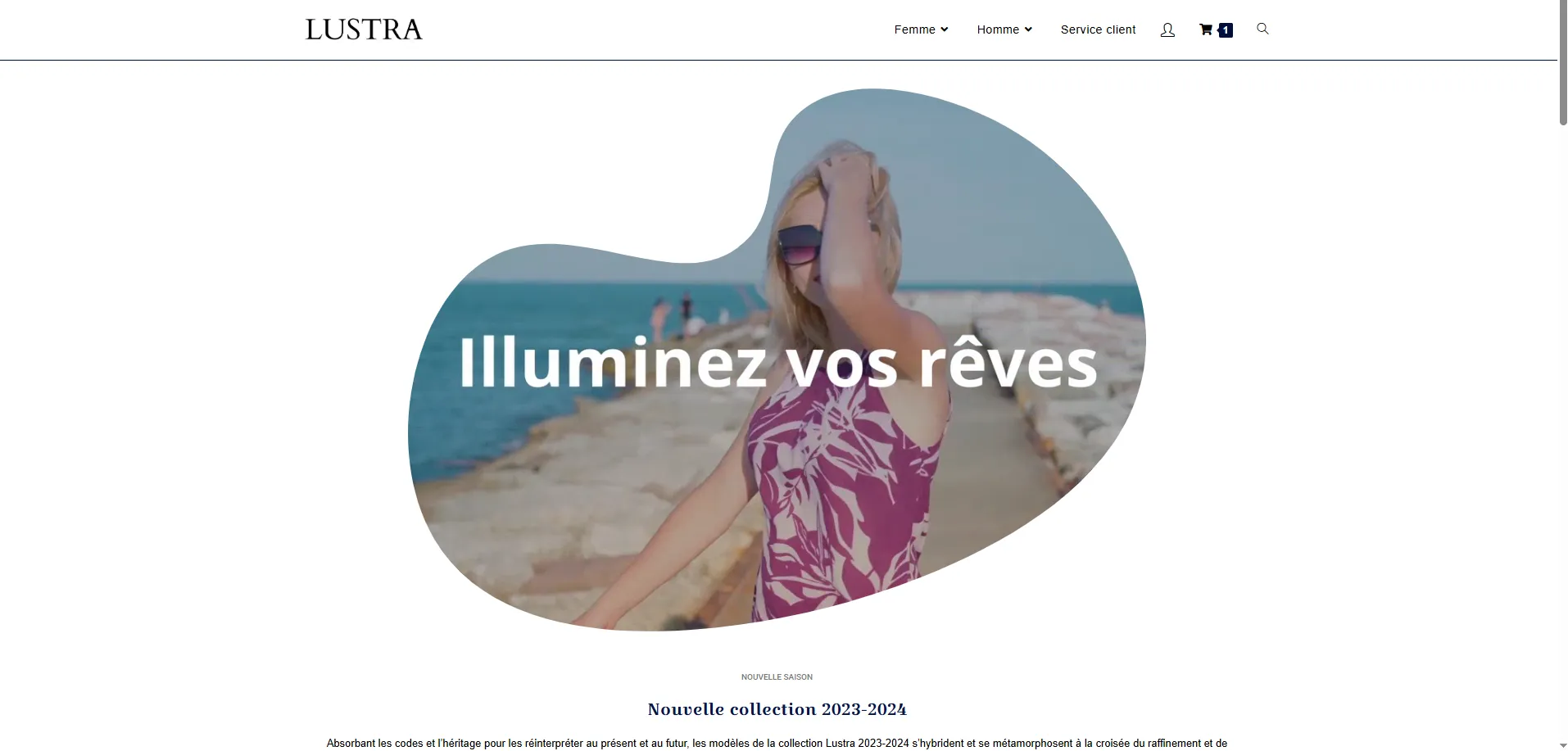 Site E-commerce textile & stratégie Google Ads